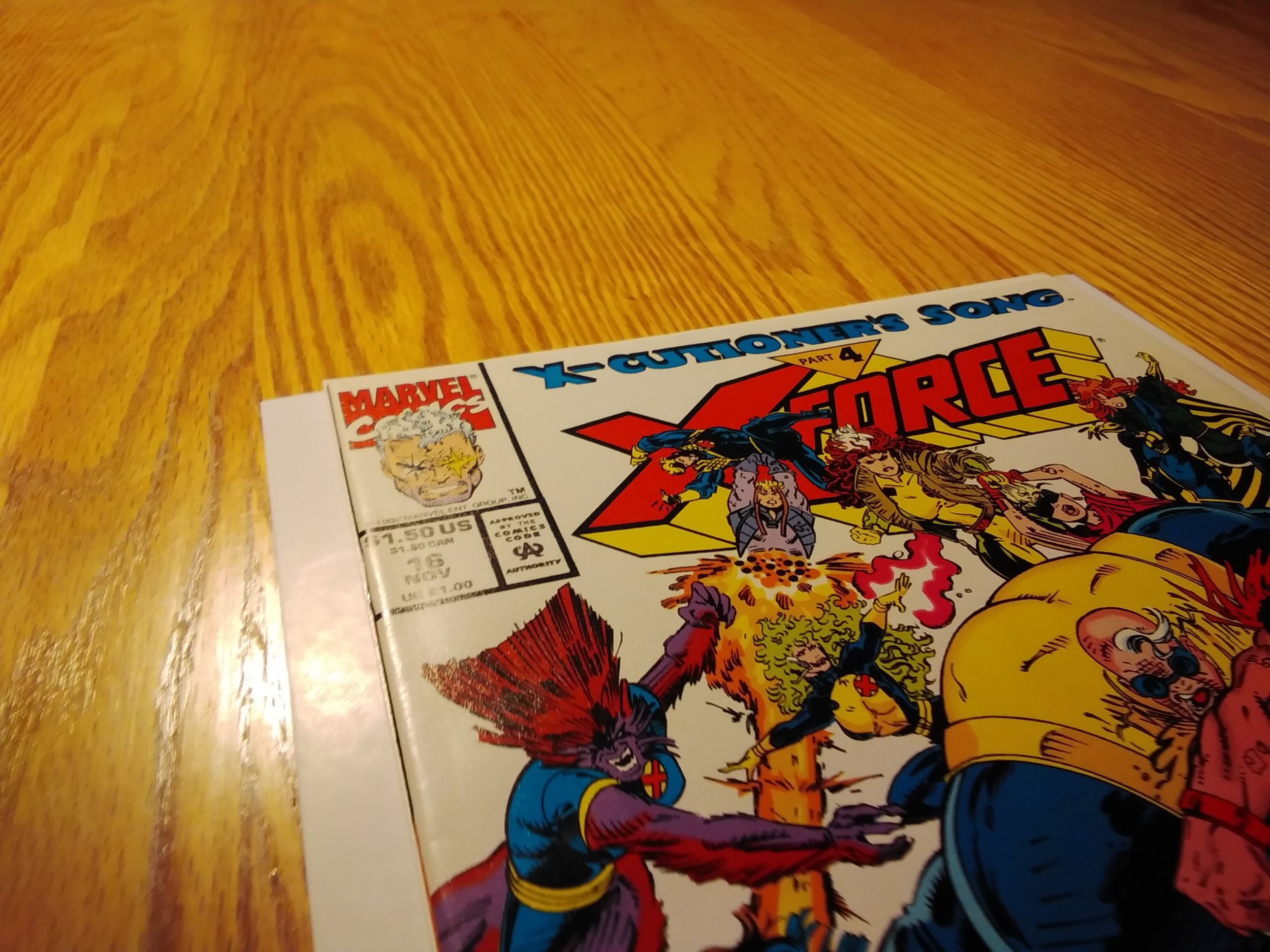 Superhero 16 Comic Book Pages, X-Force, Upcycle, Scrapbooking or Art  Project Supplies