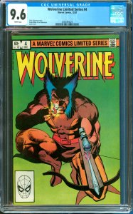 Wolverine Limited Series #4 CGC Graded 9.6