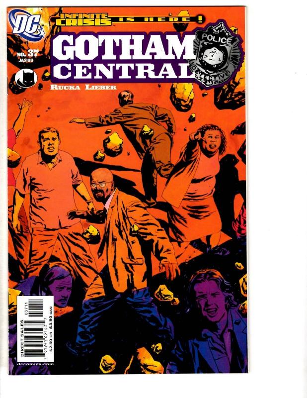 Lot Of 11 Gotham Central DC Comic Books # 29 30 31 32 33 34 35 36 37 38 40 CR23
