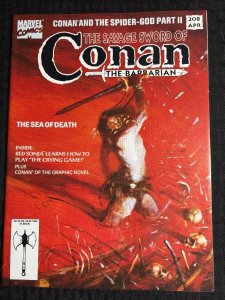 1993 SAVAGE SWORD OF CONAN Magazine #208 FN+ 6.5 Red Sonja