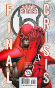Final Crisis: Rage of the Red Lanterns #1 (3rd) VF/NM ; DC | Geoff Johns