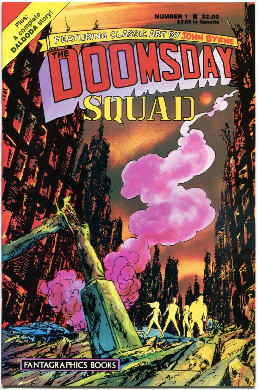 DOOMSDAY SQUAD  #1 2 3 4 5 6 7, VF/NM, 1986,  7 issues, John Byrne,Fantagraphics