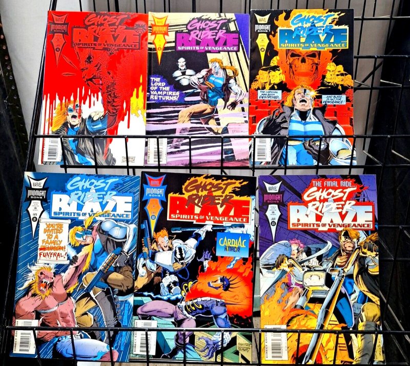 GHOST RIDER BLAZE  SPIRITS OF VENGEANCE  (1992-1994) 17 Diff Marvel subuniverse