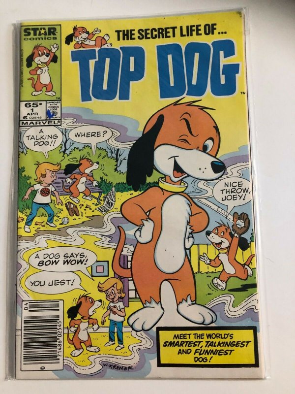 TOP DOG: SECRET LIFE OF  #1 1985 MAERVEL / NEWSSTAND / VF+/-