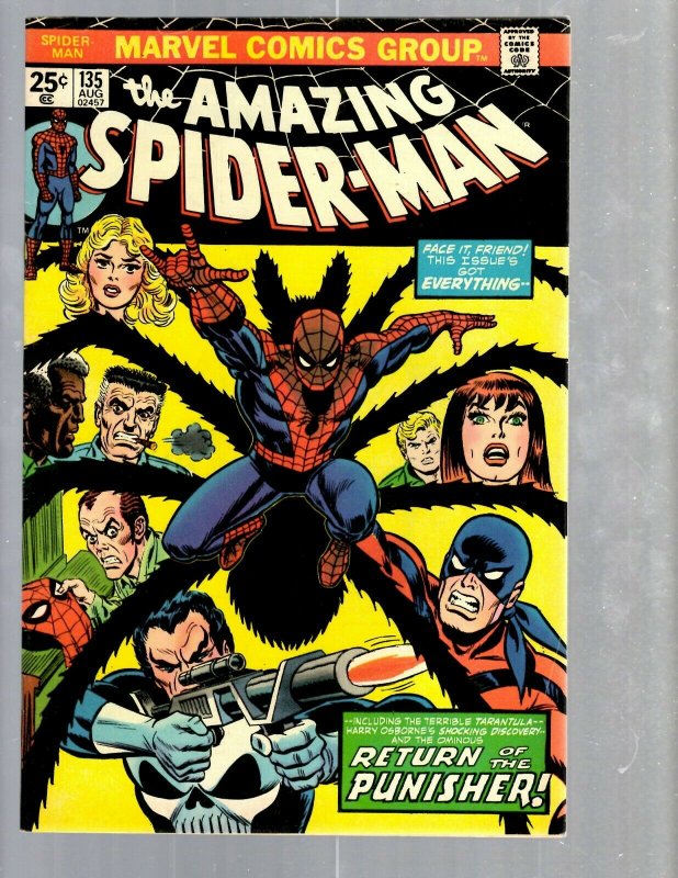 Amazing Spider-Man # 135 NM- Marvel Comic Book MJ Vulture Goblin Scorpion TJ1