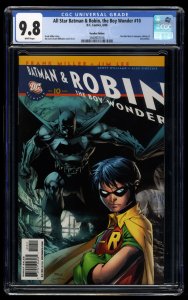 All Star Batman & Robin, the Boy Wonder #10 CGC NM/M 9.8 Recalled Variant