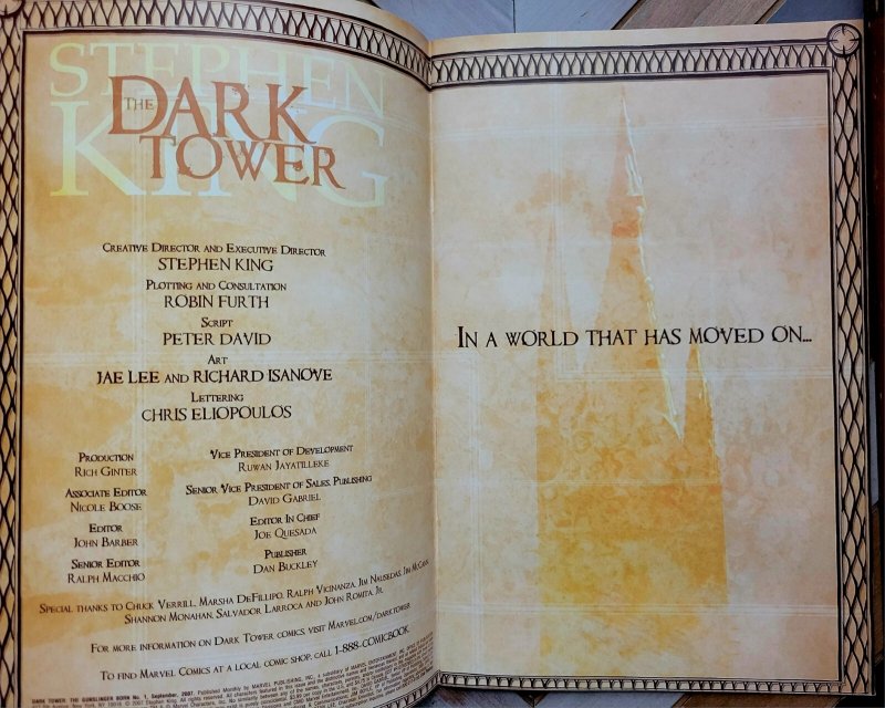 Signed Lot of 4: DARK TOWER - Gunslinger Born #1, 2, 3, 5 by PETER DAVID (2008)