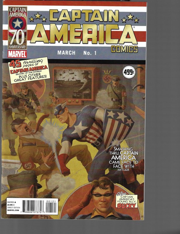 Captain America #1 (Marvel, 2011) VF/NM