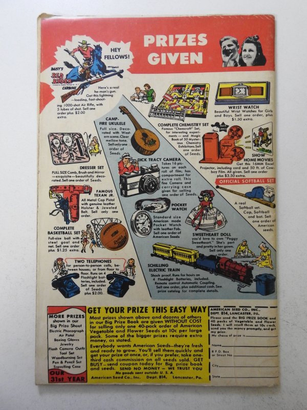 Famous Funnies #174 (1949) W/ Buck Rogers! Solid VG Condition!