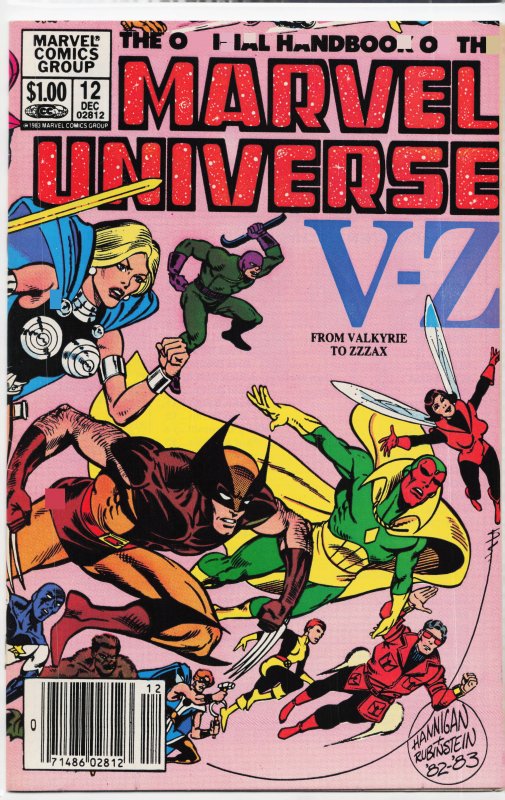 The Official Handbook of the Marvel Universe #12 (1983) Valkyrie