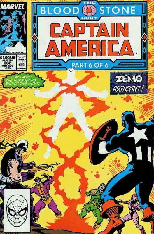 Captain America (1st Series) #362 VF/NM; Marvel | save on shipping - details ins