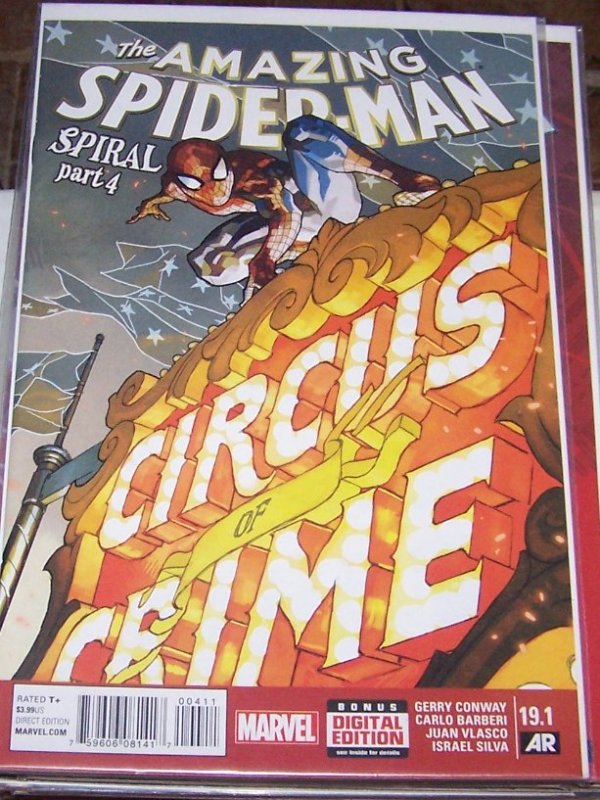 Amazing Spider-Man vol 3  #  19.1   2015 Marvel    circus of crime  spiral pt 4