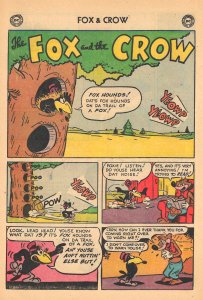 FOX and the CROW #8 (Feb 1953) 36 Pages of Madcap Jim Davis Hijinx!  VG+