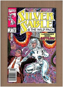 Silver Sable & The Wild Pack #2 Newsstand Marvel Comics 1992 VF+ 8.5