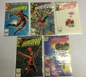 Daredevil from:#185-197 Direct 1st Series 10 diff books Marvel 6.0 FN (1982-'83)