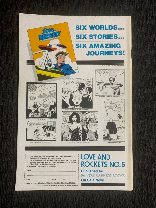 1984 AMAZING HEROES Comic Magazine #42 FN+ 6.5 Cerebus Dave Sim