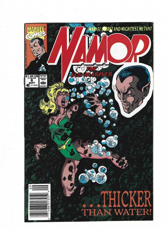 Namor, the Sub-Mariner #6 newsstand Variant (1990)