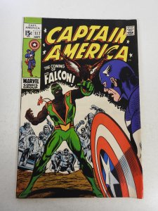 Captain America #117 (1969) FN- Condition! 1st Appearance of the Falcon!