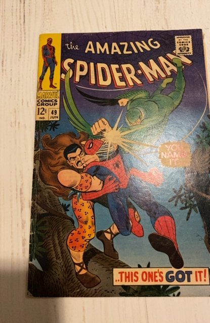 The Amazing Spider-Man #49 (1967)Kraven and vulture Stan lee