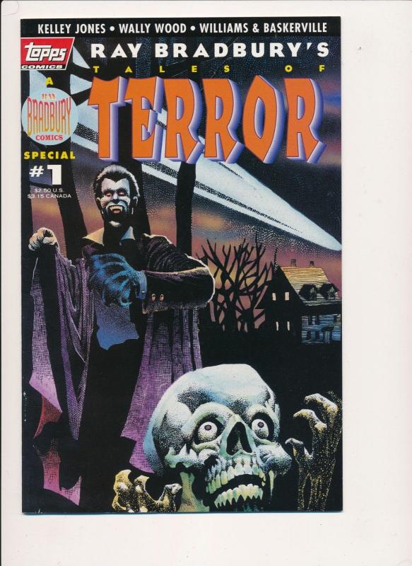 3 Issues of Topps Ray Bradbury's Special Terror, Martian, etc ~ VF+/NM (PF270)