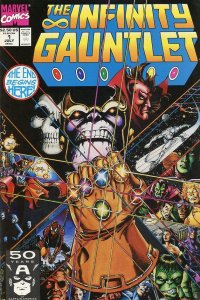 Marvel Comics The Infinity Gauntlet #1 (1991)Comic Book Grade VF+ 8.5