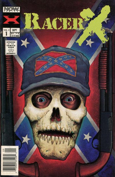 Racer X (2nd Series) #1 (Newsstand) FN ; Now | Chuck Dixon Confederate Flag Cove