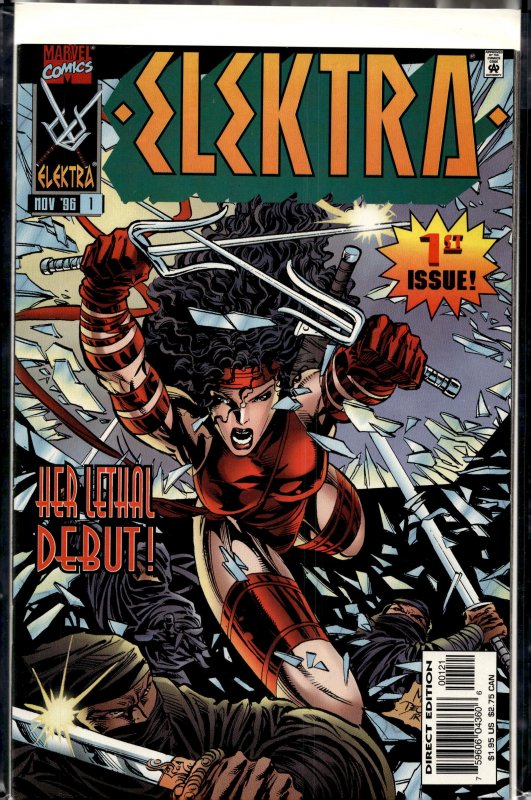 Elektra #1 Variant Cover (1996) Elektra