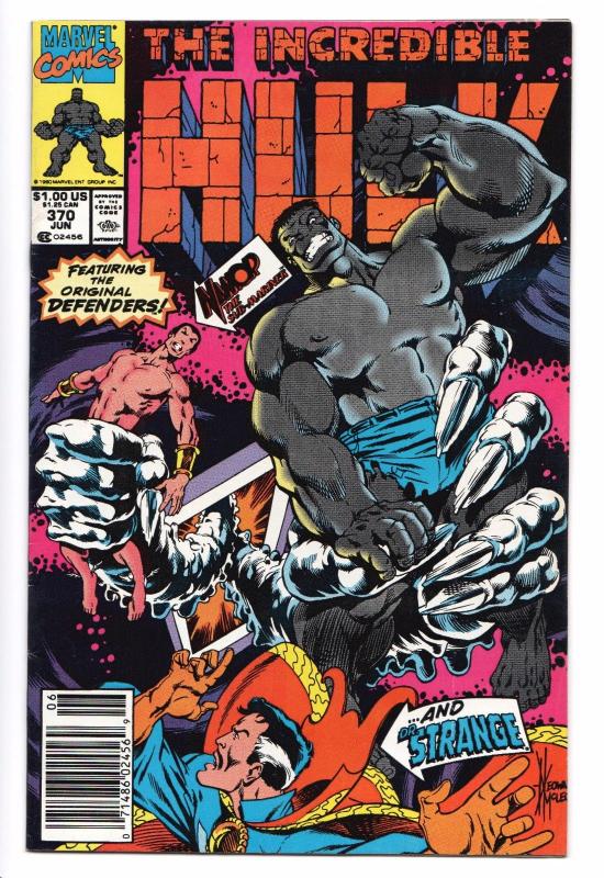 Incredible Hulk #370 - Doctor Strange / Namor Sub-Mariner (Marvel, 1990) FN/VF