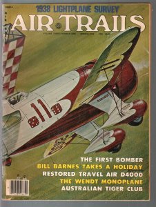 Air Trails-Spring 1978-pulp thrills-Bill Barnes hero pulp story-VG 