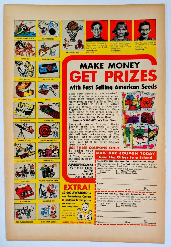 Hero for Hire #1 (1972) CF and staples attached!