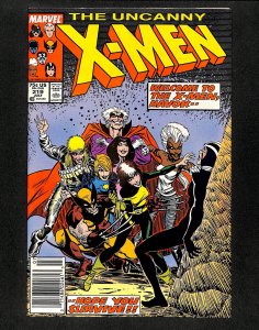 Uncanny X-Men #219 Newsstand Variant