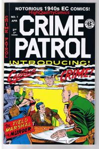 CRIME PATROL #1, NM-, EC Reprint, Captain Crime, 2000, more Horror in store