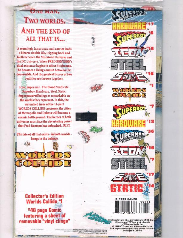 Worlds Collide: Rifts Between Worlds #1 NM DC Sealed Bag Comic Book 1994 DE44