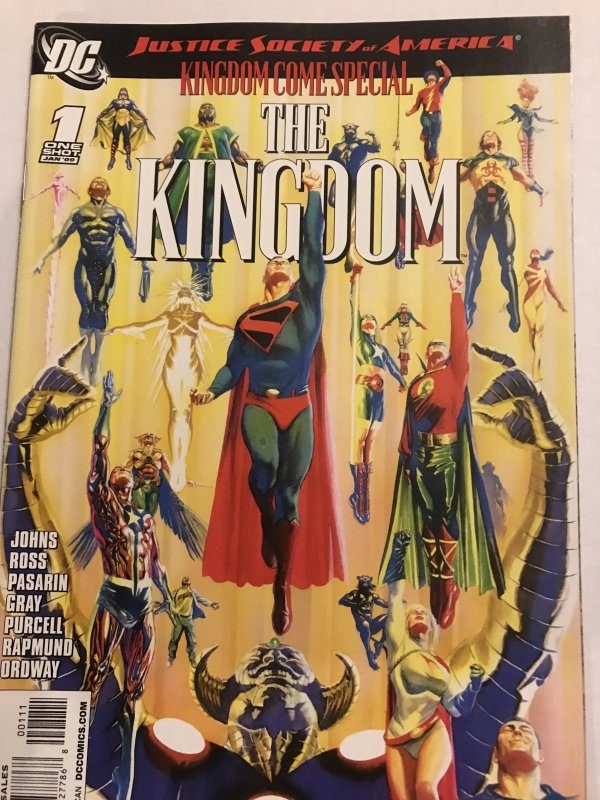 KINGDOM COME SPECIAL / The Kingdom #1 : DC 1/09 NM-; JSA one shot, Alex Ross