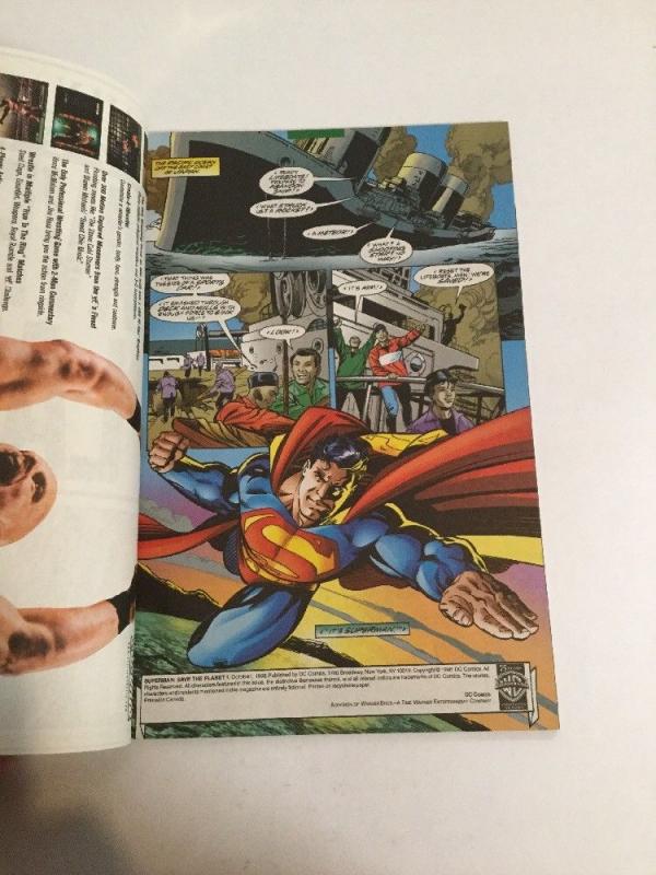 Superman Save The Planet 1 Variant NM Near Mint