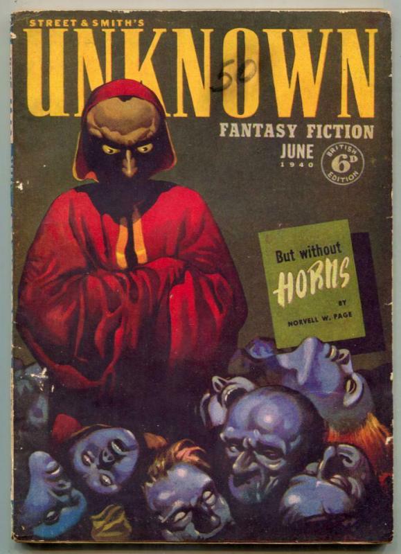 Unknown Pulp June 1940- Hubbard- British edition