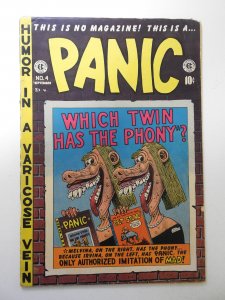 Panic #4 (1954) VG/FN Condition! 1/2 in spine split
