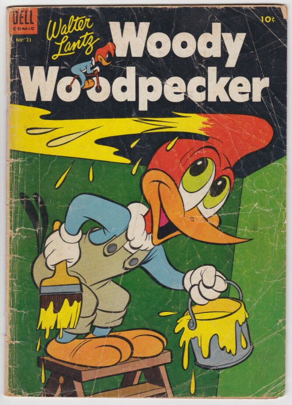 Woody Woodpecker #23 (Feb 1954) 2.0 GD Dell