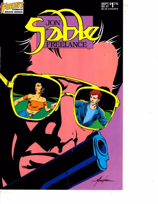 Lot Of 10 Sabre Eclipse Comic Books #47 48 49 50 51 52 53 54 55 56  WT21