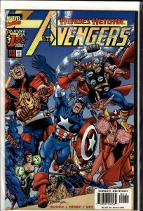 Avengers #1 Yellow Logo Direct Edition (1998) The Avengers
