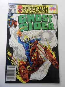 Ghost Rider #63 (1981) VG Condition