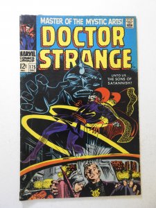 Doctor Strange #175 (1968) VG Condition moisture stain, 1/2 in spine split