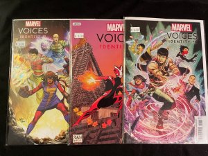 MARVEL VOICES: IDENTITY #1(Three Cover Versions) VFNM Condition