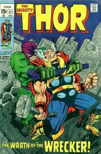 Thor #171 VG ; Marvel | low grade comic Wrecker Jack Kirby - Stan Lee December 1