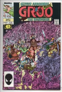GROO #3, NM-, Sergio Aragones, Conan parody, Sword, 1985, more SA in store
