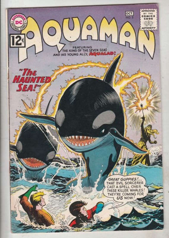 Aquaman #5 (Oct-62) FN/VF Mid-High-Grade Aquaman, Aqualad