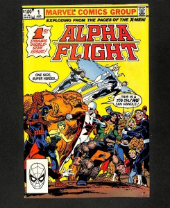 Alpha Flight #1 1st Puck!  1st Marina Marvel!