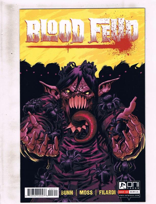 Lot Of 5 Blood Fued Oni Press Comic Books # 1 2 3 4 5 NM 1st Prints Bunn RF2
