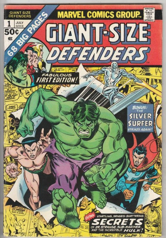 Giant-Size Defenders #1 (Jul-74) VF/NM High-Grade Dr.Strange, Namor, Hulk, Si...