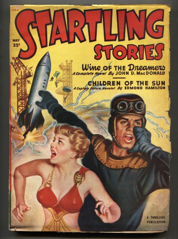 Startling Stories--MAY 1950--John D MacDonald--Edmond Hamilton--Pulp Magazine